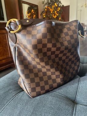 Louis Vuitton Damier Ebene Brown Delightful PM